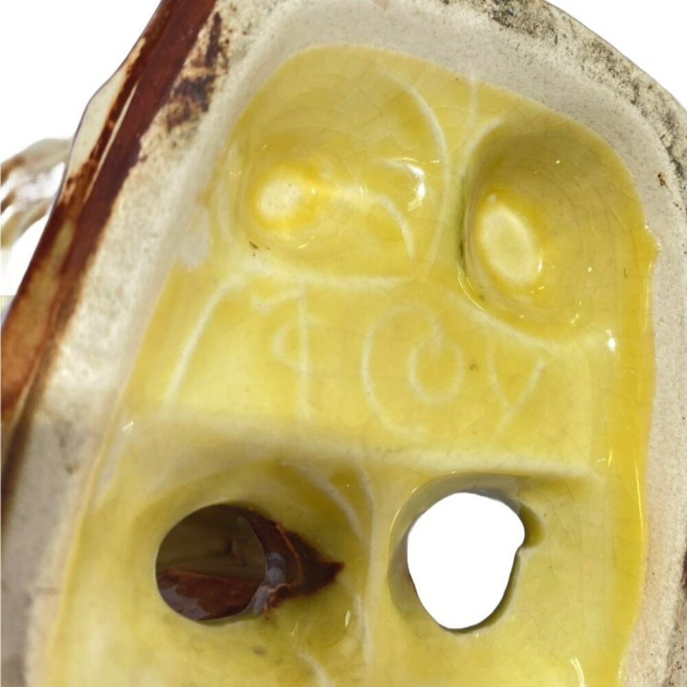 Vintage McCoy Grapes & Leaves Ceramic Double Vase Planter Mid-Century 1950s - Picture 11 of 13